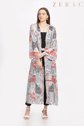Printed Long Shrug